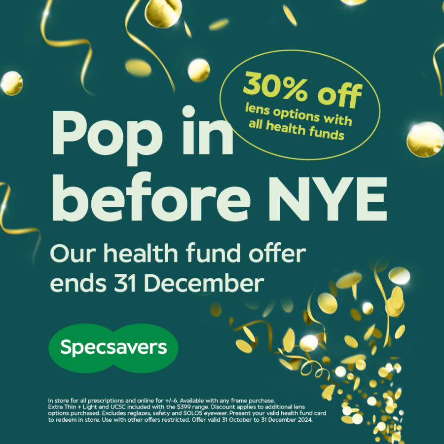 SPECSAVERS – 30% off lens options