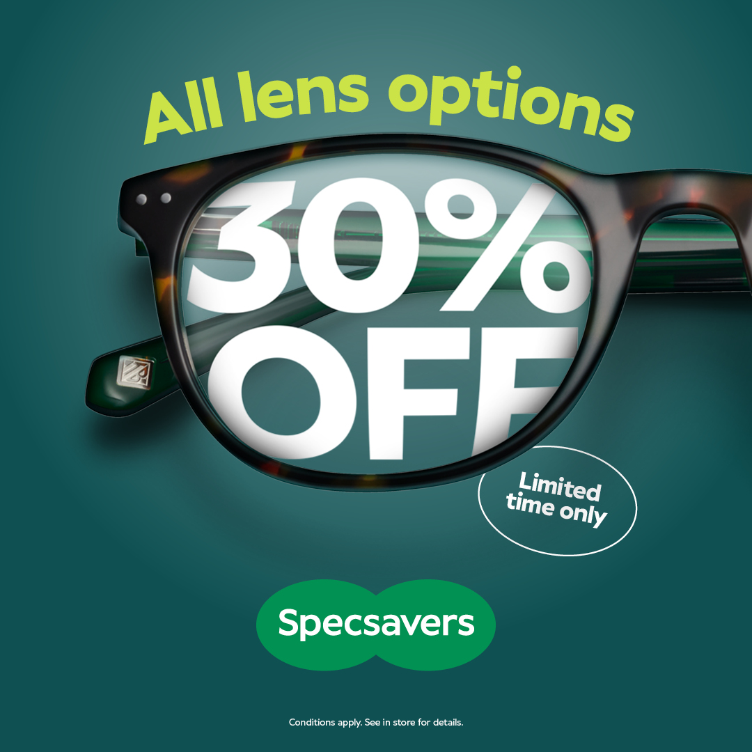 SPECSAVERS- 30% OFF